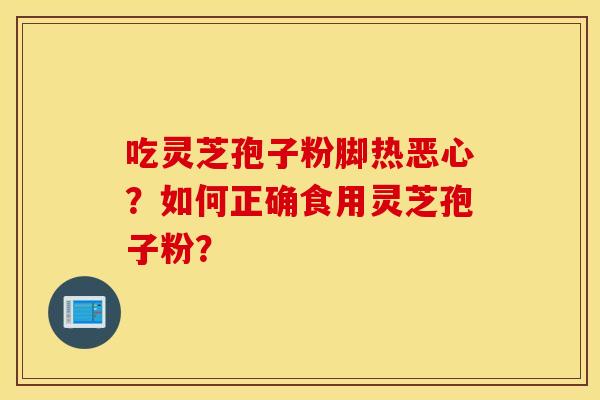 吃灵芝孢子粉脚热恶心？如何正确食用灵芝孢子粉？