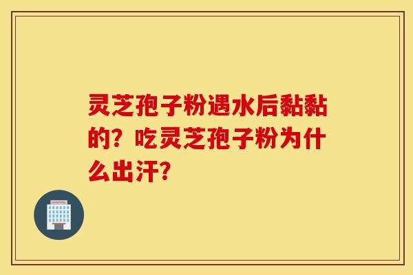 灵芝孢子粉遇水后黏黏的？吃灵芝孢子粉为什么出汗？