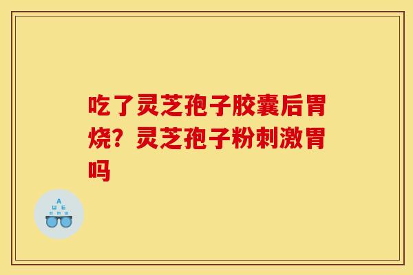 吃了灵芝孢子胶囊后胃烧？灵芝孢子粉刺激胃吗