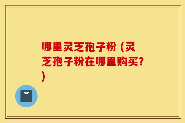 哪里灵芝孢子粉 (灵芝孢子粉在哪里购买？)