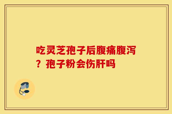 吃灵芝孢子后腹痛腹泻？孢子粉会伤肝吗