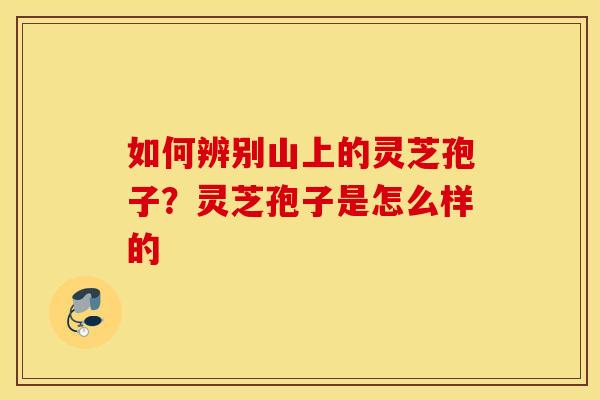 如何辨别山上的灵芝孢子？灵芝孢子是怎么样的