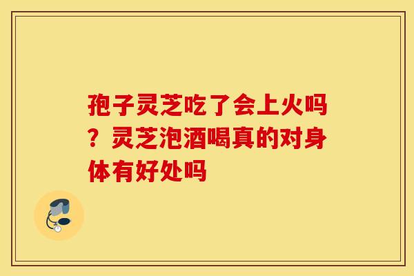 孢子灵芝吃了会上火吗？灵芝泡酒喝真的对身体有好处吗