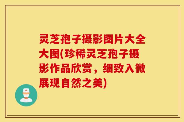 灵芝孢子摄影图片大全大图(珍稀灵芝孢子摄影作品欣赏，细致入微展现自然之美)
