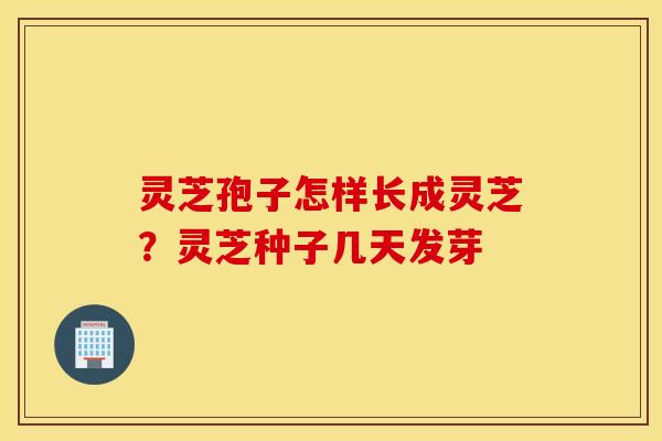 灵芝孢子怎样长成灵芝？灵芝种子几天发芽