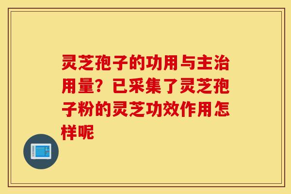 灵芝孢子的功用与主治用量？已采集了灵芝孢子粉的灵芝功效作用怎样呢