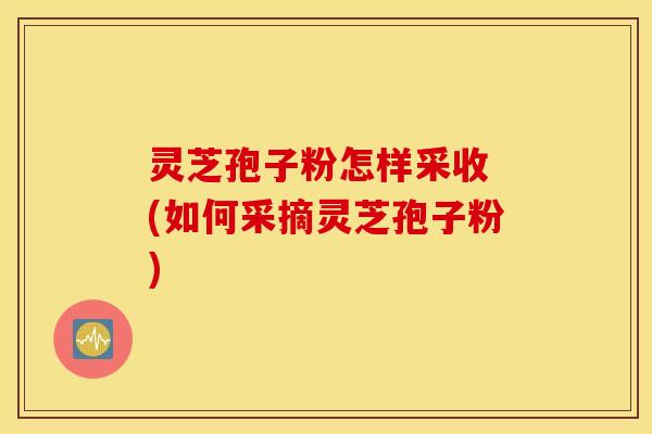 灵芝孢子粉怎样采收 (如何采摘灵芝孢子粉)