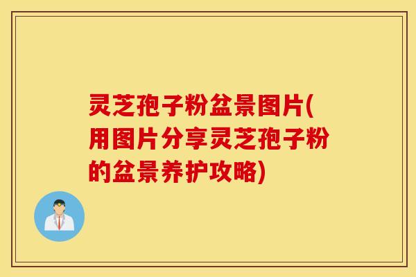 灵芝孢子粉盆景图片(用图片分享灵芝孢子粉的盆景养护攻略)