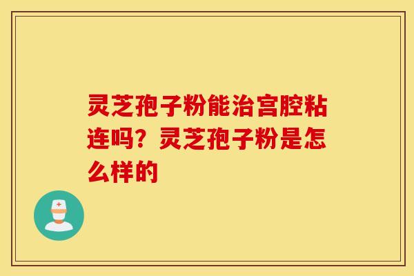 灵芝孢子粉能治宫腔粘连吗？灵芝孢子粉是怎么样的