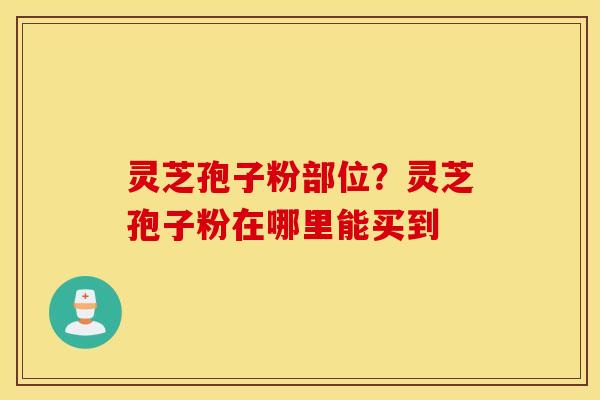 灵芝孢子粉部位？灵芝孢子粉在哪里能买到