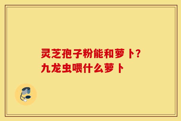 灵芝孢子粉能和萝卜？九龙虫喂什么萝卜