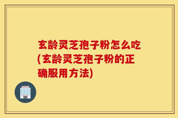 玄龄灵芝孢子粉怎么吃(玄龄灵芝孢子粉的正确服用方法)