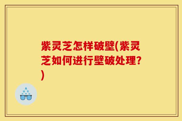紫灵芝怎样破壁(紫灵芝如何进行壁破处理？)