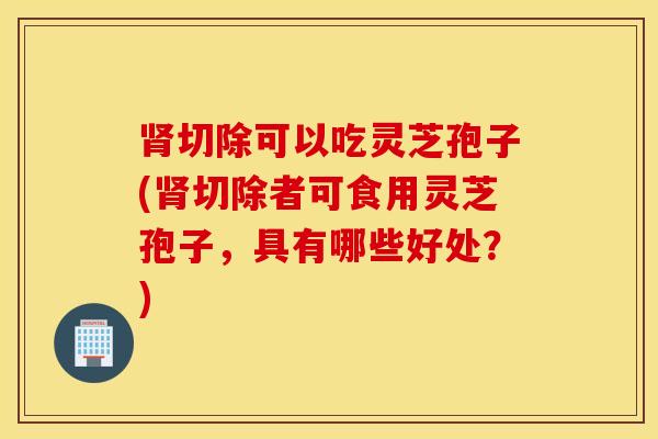 肾切除可以吃灵芝孢子(肾切除者可食用灵芝孢子，具有哪些好处？)