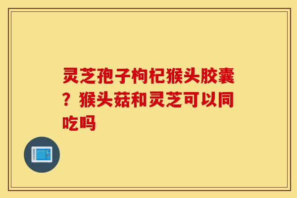 灵芝孢子枸杞猴头胶囊？猴头菇和灵芝可以同吃吗