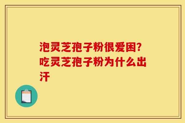 泡灵芝孢子粉很爱困？吃灵芝孢子粉为什么出汗