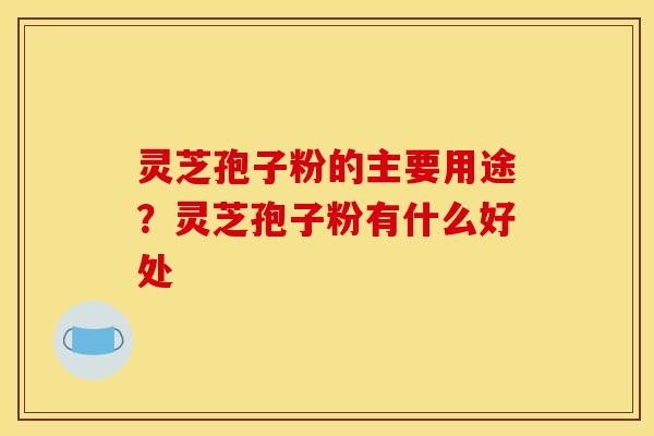 灵芝孢子粉的主要用途？灵芝孢子粉有什么好处