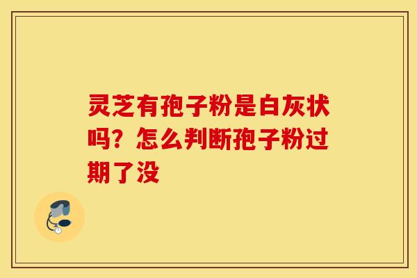 灵芝有孢子粉是白灰状吗？怎么判断孢子粉过期了没
