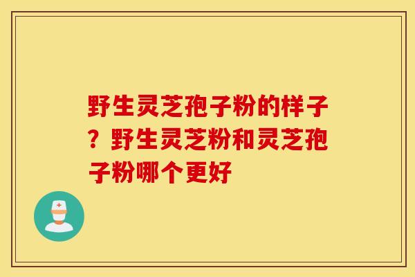 野生灵芝孢子粉的样子？野生灵芝粉和灵芝孢子粉哪个更好