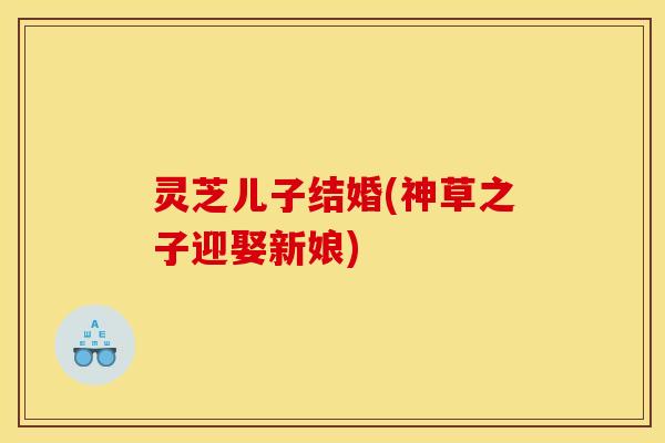 灵芝儿子结婚(神草之子迎娶新娘)