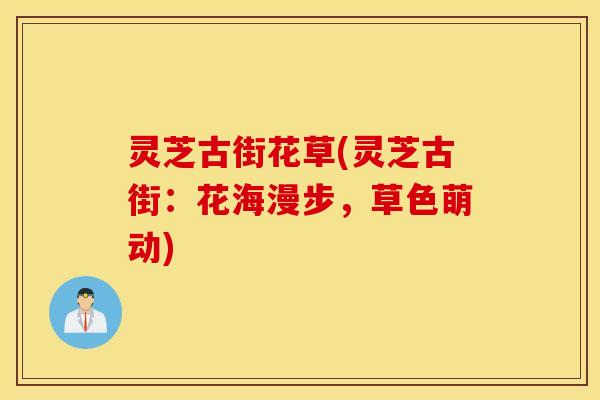 灵芝古街花草(灵芝古街：花海漫步，草色萌动)