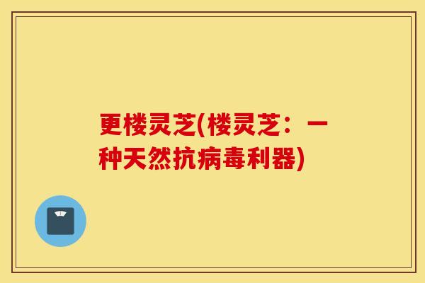 更楼灵芝(楼灵芝：一种天然抗病毒利器)