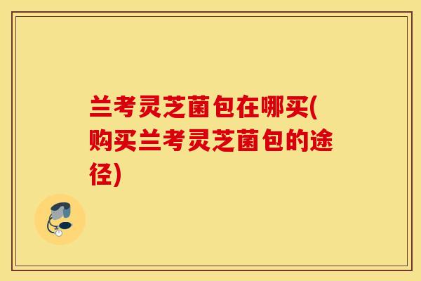 兰考灵芝菌包在哪买(购买兰考灵芝菌包的途径)
