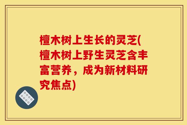 檀木树上生长的灵芝(檀木树上野生灵芝含丰富营养，成为新材料研究焦点)