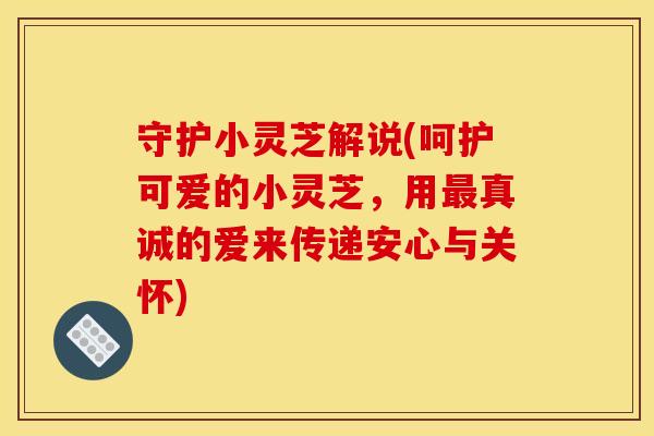 守护小灵芝解说(呵护可爱的小灵芝，用最真诚的爱来传递安心与关怀)