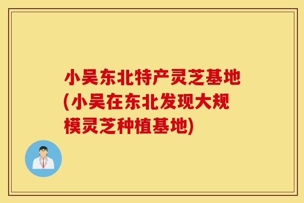 小吴东北特产灵芝基地(小吴在东北发现大规模灵芝种植基地)