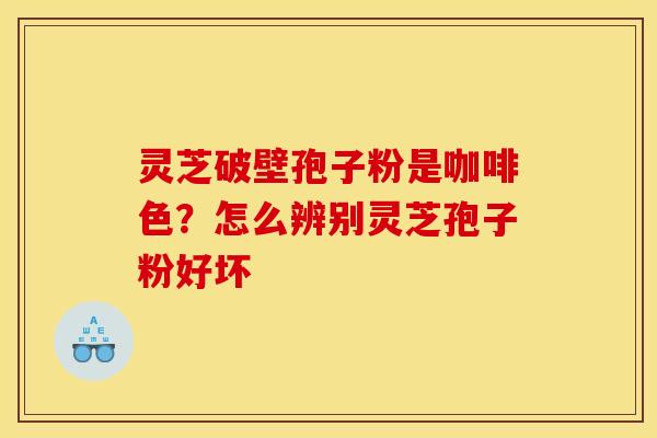 灵芝破壁孢子粉是咖啡色？怎么辨别灵芝孢子粉好坏