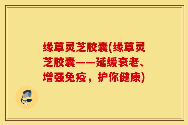 缘草灵芝胶囊(缘草灵芝胶囊——延缓衰老、增强免疫，护你健康)