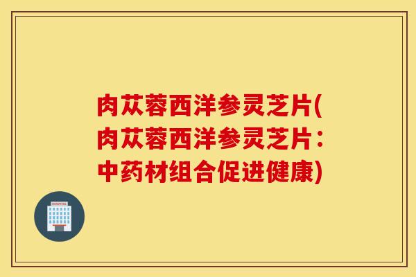 肉苁蓉西洋参灵芝片(肉苁蓉西洋参灵芝片：中药材组合促进健康)