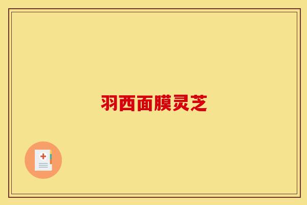 羽西面膜灵芝