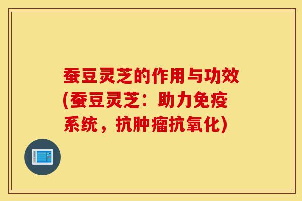 蚕豆灵芝的作用与功效(蚕豆灵芝：助力免疫系统，抗肿瘤抗氧化)