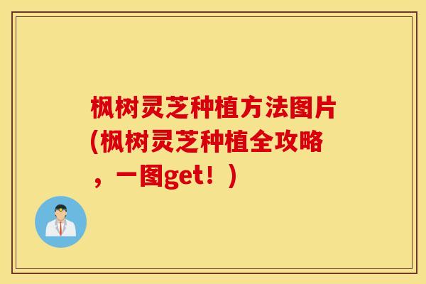 枫树灵芝种植方法图片(枫树灵芝种植全攻略，一图get！)