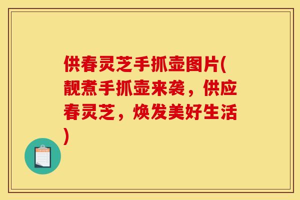 供春灵芝手抓壶图片(靓煮手抓壶来袭，供应春灵芝，焕发美好生活)