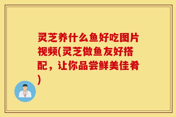 灵芝养什么鱼好吃图片视频(灵芝做鱼友好搭配，让你品尝鲜美佳肴)
