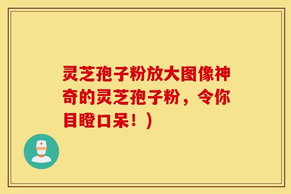 灵芝孢子粉放大图像神奇的灵芝孢子粉，令你目瞪口呆！)
