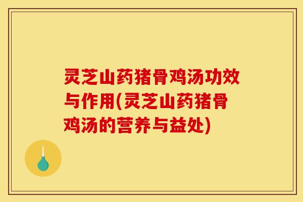 灵芝山药猪骨鸡汤功效与作用(灵芝山药猪骨鸡汤的营养与益处)