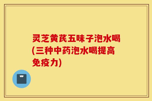 灵芝黄芪五味子泡水喝(三种中药泡水喝提高免疫力)
