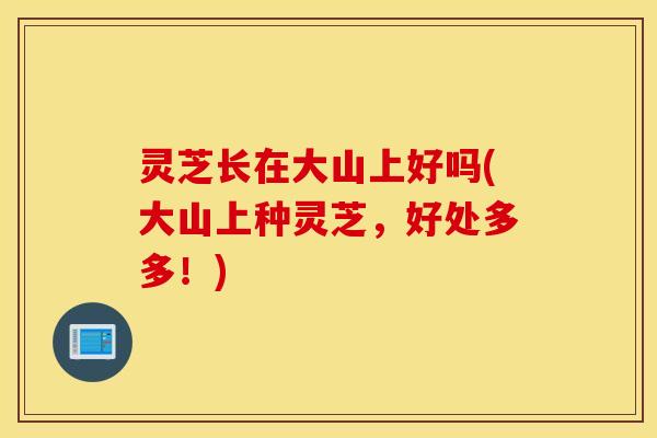 灵芝长在大山上好吗(大山上种灵芝，好处多多！)