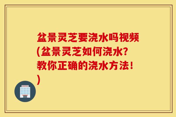 盆景灵芝要浇水吗视频(盆景灵芝如何浇水？教你正确的浇水方法！)