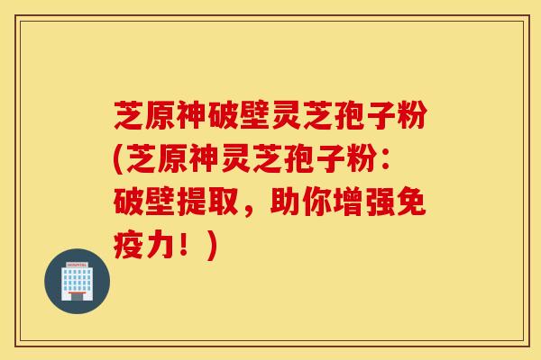 芝原神破壁灵芝孢子粉(芝原神灵芝孢子粉：破壁提取，助你增强免疫力！)