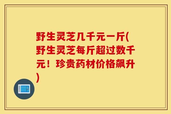 野生灵芝几千元一斤(野生灵芝每斤超过数千元！珍贵药材价格飙升)