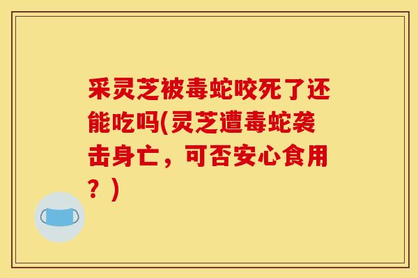 采灵芝被毒蛇咬死了还能吃吗(灵芝遭毒蛇袭击身亡，可否安心食用？)