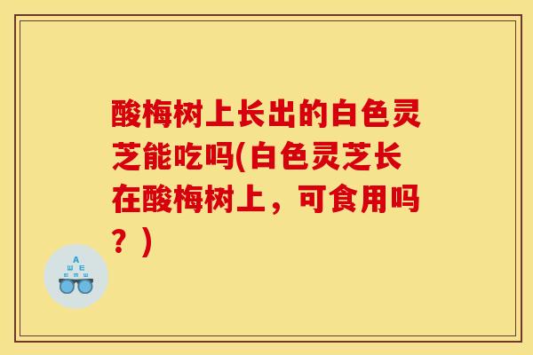 酸梅树上长出的白色灵芝能吃吗(白色灵芝长在酸梅树上，可食用吗？)
