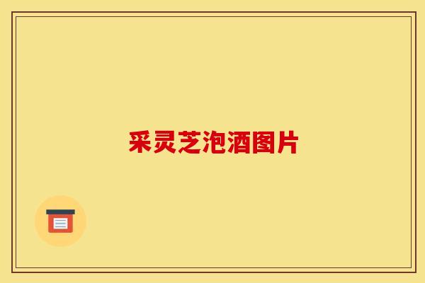 采灵芝泡酒图片