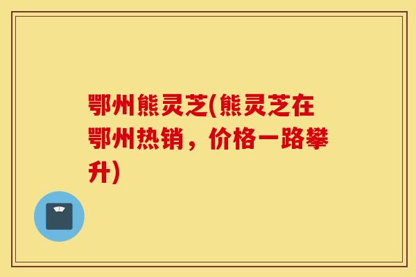 鄂州熊灵芝(熊灵芝在鄂州热销，价格一路攀升)