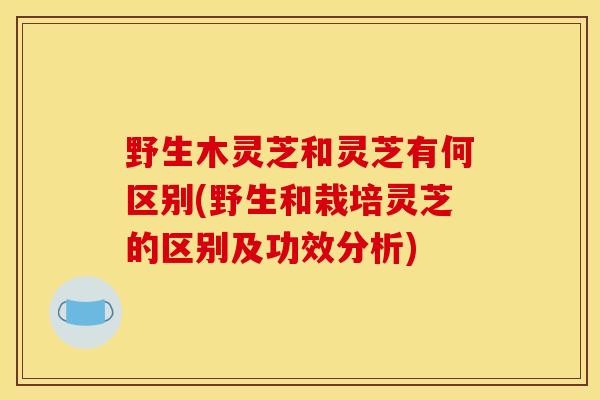 野生木灵芝和灵芝有何区别(野生和栽培灵芝的区别及功效分析)